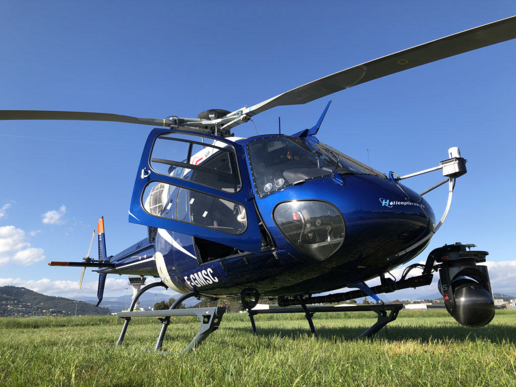 Travail aerien - Prise de vue aerienne - Mont Blanc Hélicoptères Bretagne