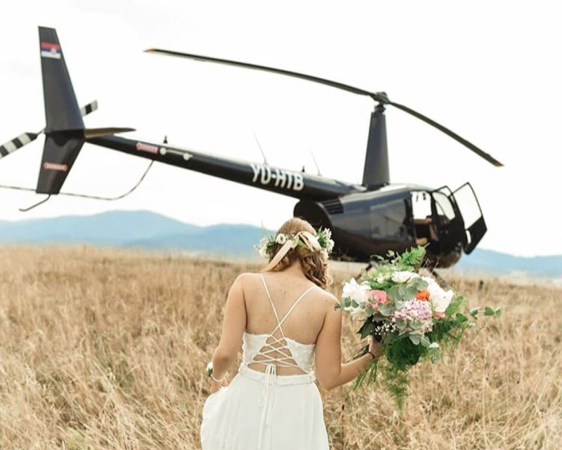 Flights Experiences - Weddings  - Mont Blanc Hélicoptères Bretagne
